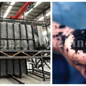 Wood Sawdust Charcoal Carbonization Furnace is one continuous working type pyrolysis furnace, which can to turn raw materials into high-quality charcoal carbon in a high-temperature and oxygen-shortage environment. The finished sawdust charcoal has quite a wide range of uses in various kinds of filed, like BBQ, activated carbon processing, soil conditioner and fertilizer, shisha charcoal production, etc.